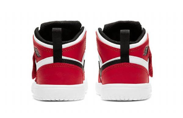 Nike Air Jordan 1 Sky Logo Td Sko Barn Rød Svarte Hvite