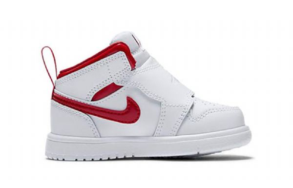 Nike Air Jordan 1 Sky Sko Barn Hvite Rød
