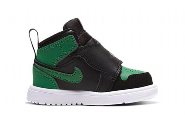 Nike Air Jordan 1 Sky Sko Barn Svarte Grønn