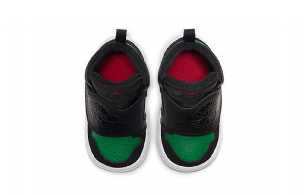 Nike Air Jordan 1 Sky Sko Barn Svarte Grønn