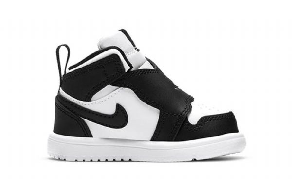 Nike Air Jordan 1 Sky Sko Barn Svarte Hvite