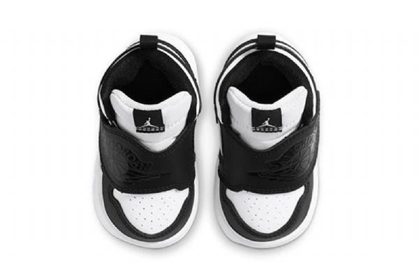 Nike Air Jordan 1 Sky Sko Barn Svarte Hvite