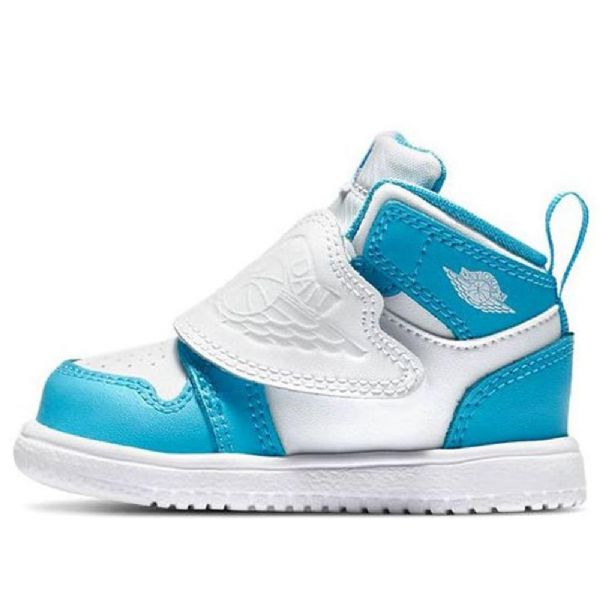 Nike Air Jordan 1 Sky Td Sko Barn Hvite Blå