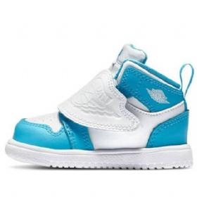 Nike Air Jordan 1 Sky Td Sko Barn Hvite Blå
