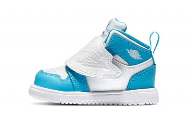 Nike Air Jordan 1 Sky Td Sko Barn Hvite Blå
