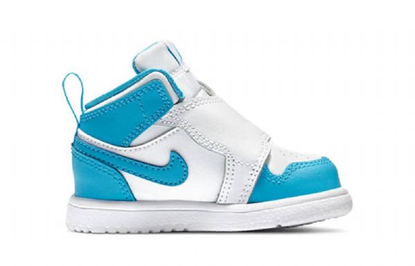 Nike Air Jordan 1 Sky Td Sko Barn Hvite Blå