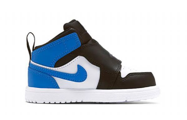 Nike Air Jordan 1 Sky Td Sko Barn Svarte Blå Hvite