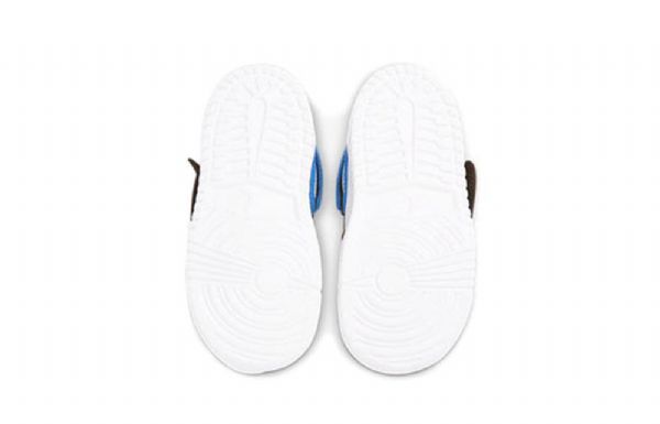 Nike Air Jordan 1 Sky Td Sko Barn Svarte Blå Hvite