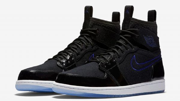 Nike Air Jordan 1 Space Jam Sko Herre Svarte