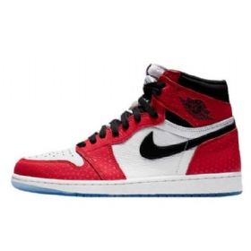Nike Air Jordan 1 Spider-man Sko Herre Rød Hvite