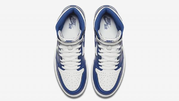 Nike Air Jordan 1 Storm Sko Herre Blå Hvite