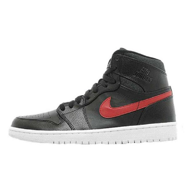 Nike Air Jordan 1 Swoosh Sko Herre Svarte Rød