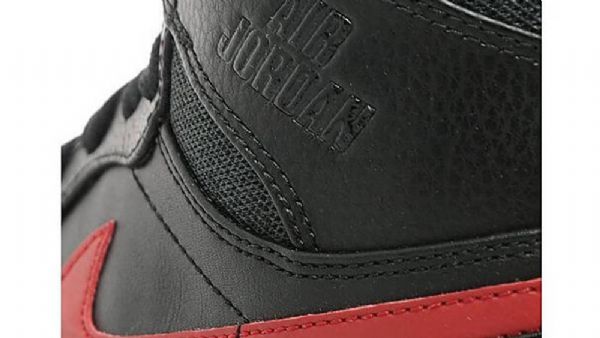 Nike Air Jordan 1 Swoosh Sko Herre Svarte Rød