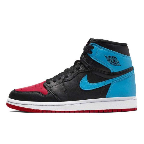 Nike Air Jordan 1 Unc To Chicago Sko Herre Svarte Blå