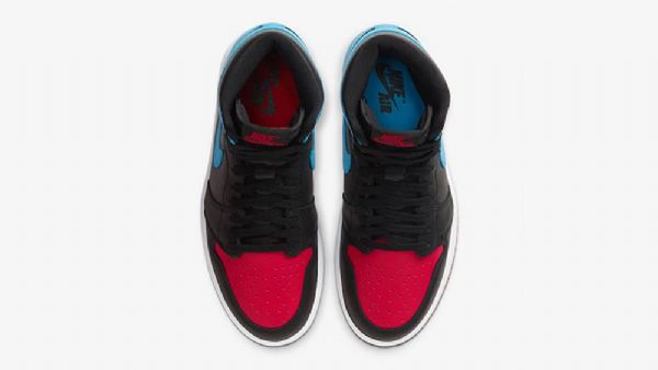 Nike Air Jordan 1 Unc To Chicago Sko Herre Svarte Blå