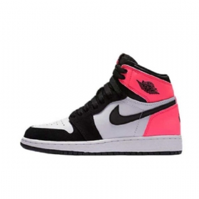 Nike Air Jordan 1 Valentines Day Sko Herre Svarte Rosa