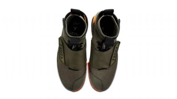 Nike Air Jordan 1 Xx Flyknit Sko Herre Olivengrønne Oransje
