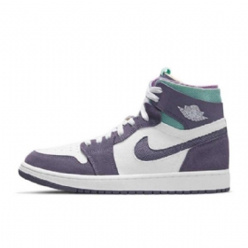 Nike Air Jordan 1 Zoom cmft Daybreak Tropical Twist Sko Herre Lilla Hvite