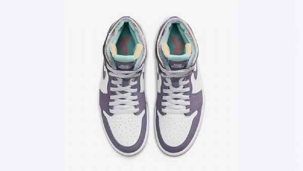Nike Air Jordan 1 Zoom cmft Daybreak Tropical Twist Sko Herre Lilla Hvite