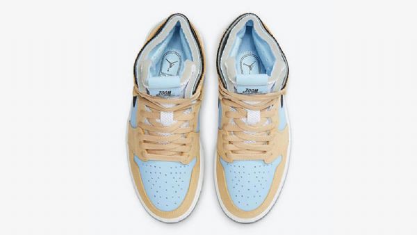 Nike Air Jordan 1 Zoom cmft Psychic Sko Dame Blå Brune