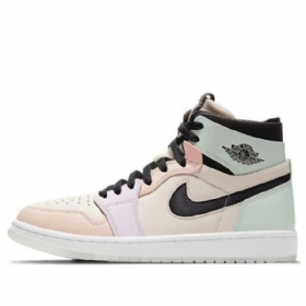 Nike Air Jordan 1 Zoom Air cmft Retro Basketball Shoes Dame Lyse Lilla