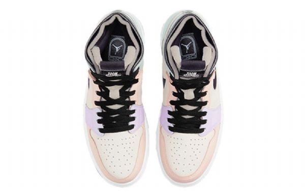 Nike Air Jordan 1 Zoom Air cmft Retro Basketball Shoes Dame Lyse Lilla