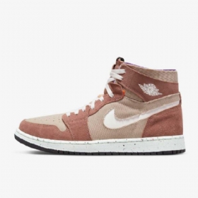 Nike Air Jordan 1 Zoom cmft Sko Herre Rosa Lilla Hvite