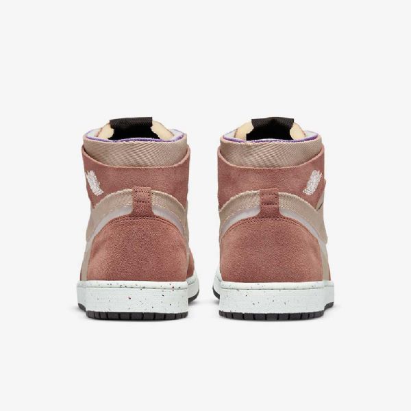 Nike Air Jordan 1 Zoom cmft Sko Herre Rosa Lilla Hvite