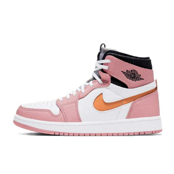 Nike Air Jordan 1 Zoom Komfort Glaze Sko Dame Rosa