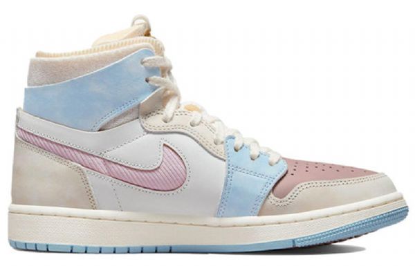 Nike Air Jordan 1 Zoom Air Komfort High Tops Retro Basketball Shoes Dame Rosa