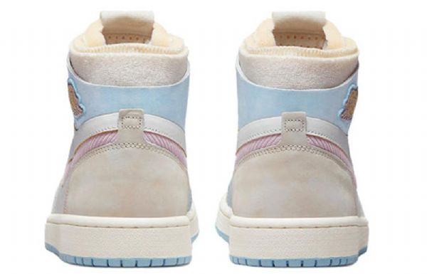 Nike Air Jordan 1 Zoom Air Komfort High Tops Retro Basketball Shoes Dame Rosa