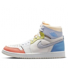 Nike Air Jordan 1 Zoom Air Komfort High Tops Retro Basketball Shoes Herre Multicolor