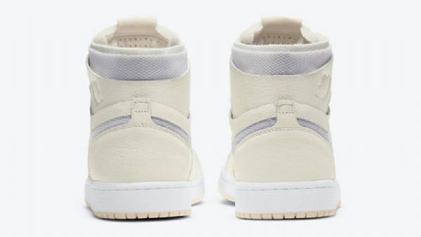Nike Air Jordan 1 Zoom Komfort Pearl Sko Dame Hvite