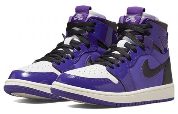 Nike Air Jordan 1 Zoom Komfort Retro Basketball Shoes Dame Lilla