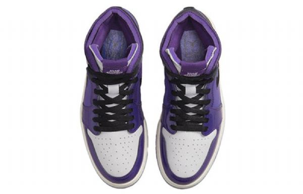 Nike Air Jordan 1 Zoom Komfort Retro Basketball Shoes Dame Lilla