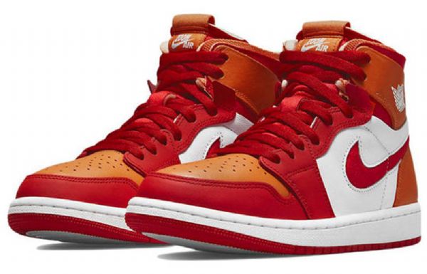 Nike Air Jordan 1 Zoom Air Komfort Retro Basketball Shoes Dame Rød