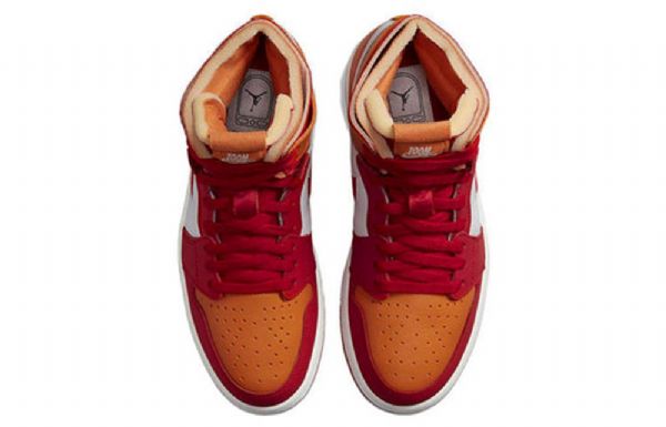Nike Air Jordan 1 Zoom Air Komfort Retro Basketball Shoes Dame Rød