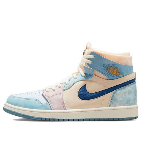 Nike Air Jordan 1 Zoom Komfort Retro Basketball Shoes Herre Blå
