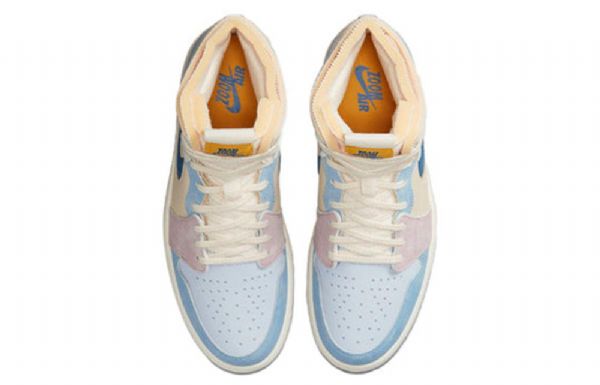 Nike Air Jordan 1 Zoom Komfort Retro Basketball Shoes Herre Blå