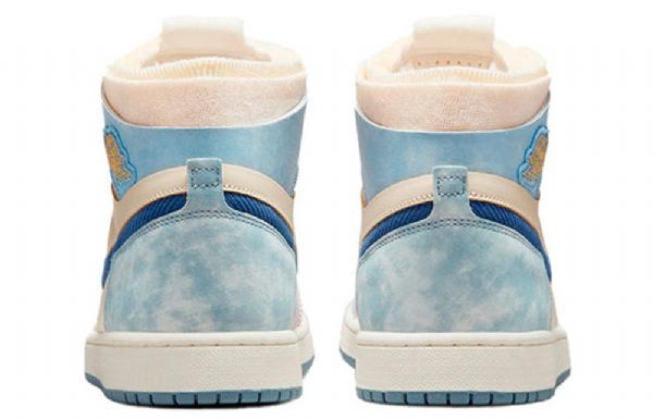 Nike Air Jordan 1 Zoom Komfort Retro Basketball Shoes Herre Blå