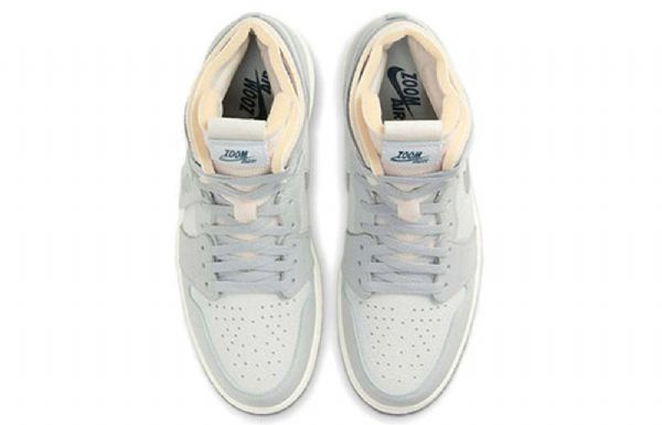 Nike Air Jordan 1 Zoom Komfort Retro Basketball Shoes Herre Grå