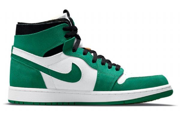 Nike Air Jordan 1 Zoom Komfort Retro Basketball Shoes Herre Grønn
