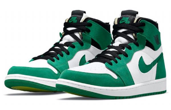 Nike Air Jordan 1 Zoom Komfort Retro Basketball Shoes Herre Grønn