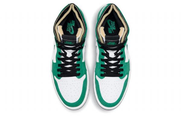 Nike Air Jordan 1 Zoom Komfort Retro Basketball Shoes Herre Grønn