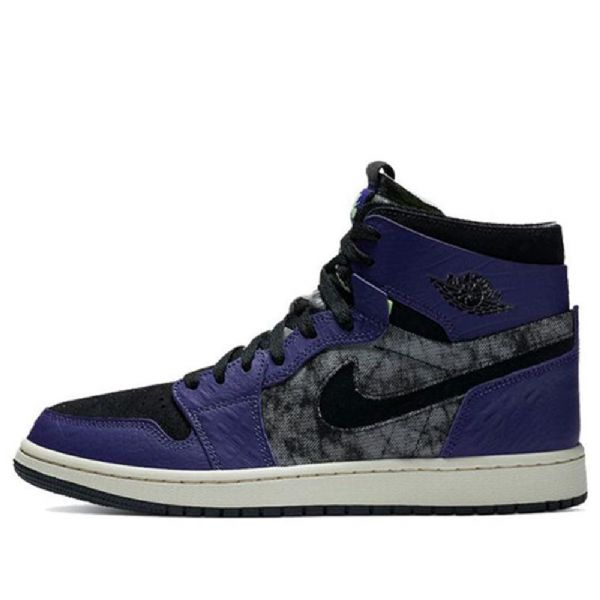Nike Air Jordan 1 Zoom Komfort Retro Basketball Shoes Herre Lilla