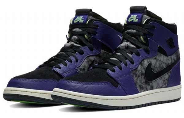 Nike Air Jordan 1 Zoom Komfort Retro Basketball Shoes Herre Lilla