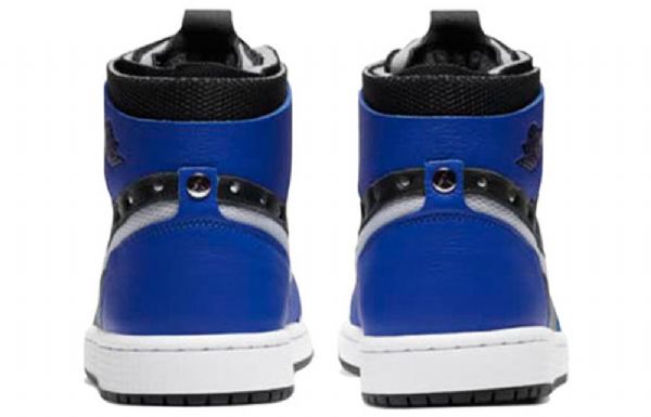 Nike Air Jordan 1 Zoom Komfort Se Retro Basketball Shoes Dame Svarte Blå