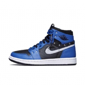 Nike Air Jordan 1 Zoom Komfort Sisterhood Sko Dame Blå Svarte