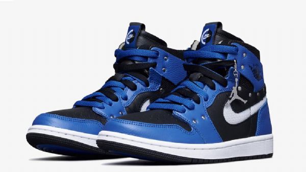 Nike Air Jordan 1 Zoom Komfort Sisterhood Sko Dame Blå Svarte
