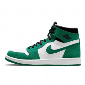 Nike Air Jordan 1 Zoom Komfort Stadium Sko Dame Grønn Hvite